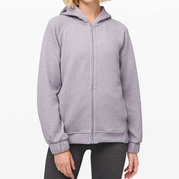 lululemon athletica Tops - NWOT Lululemon Pave New Ways Full-Zip Glacier Grey/White - XS